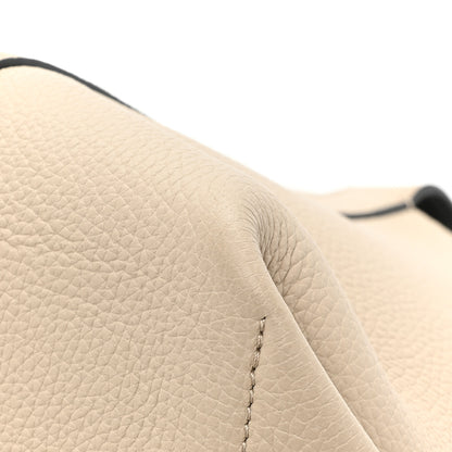 Moynat Taurillon Gex Calfskin Duo Reversible Tote Greige Zinc 11 of 11