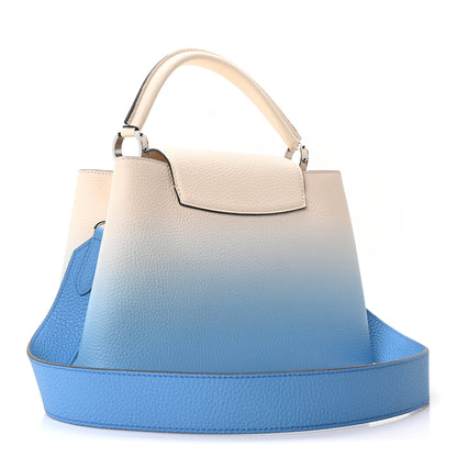 Louis Vuitton Taurillon Capucines MM Gradient Blue 3 of 9