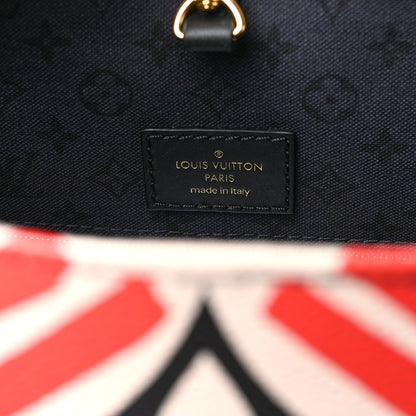 Louis Vuitton Monogram Giant Crafty Onthego GM Creme Rouge Black 6 of 8