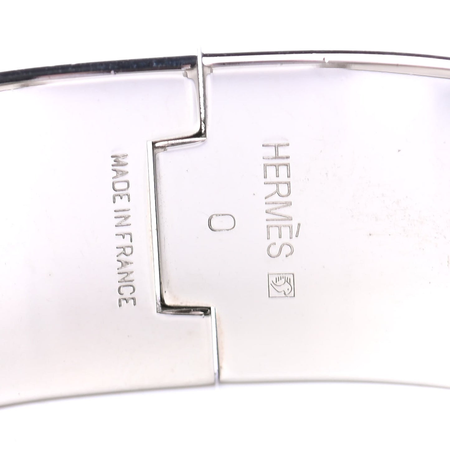 Enamel Wide Clic Clac H Bracelet PM Orange