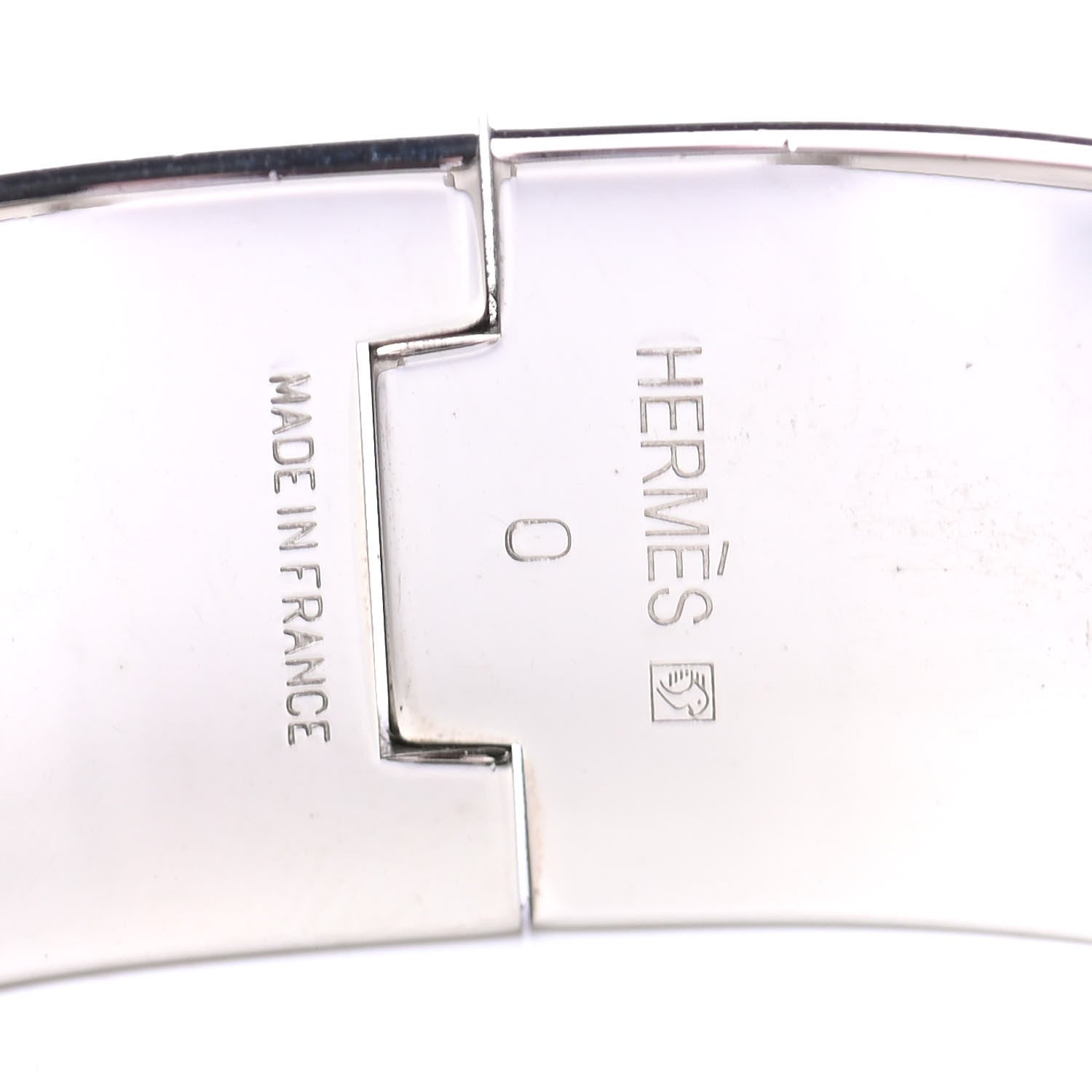 Hermes Enamel Wide Clic Clac H Bracelet PM Orange 3 of 3