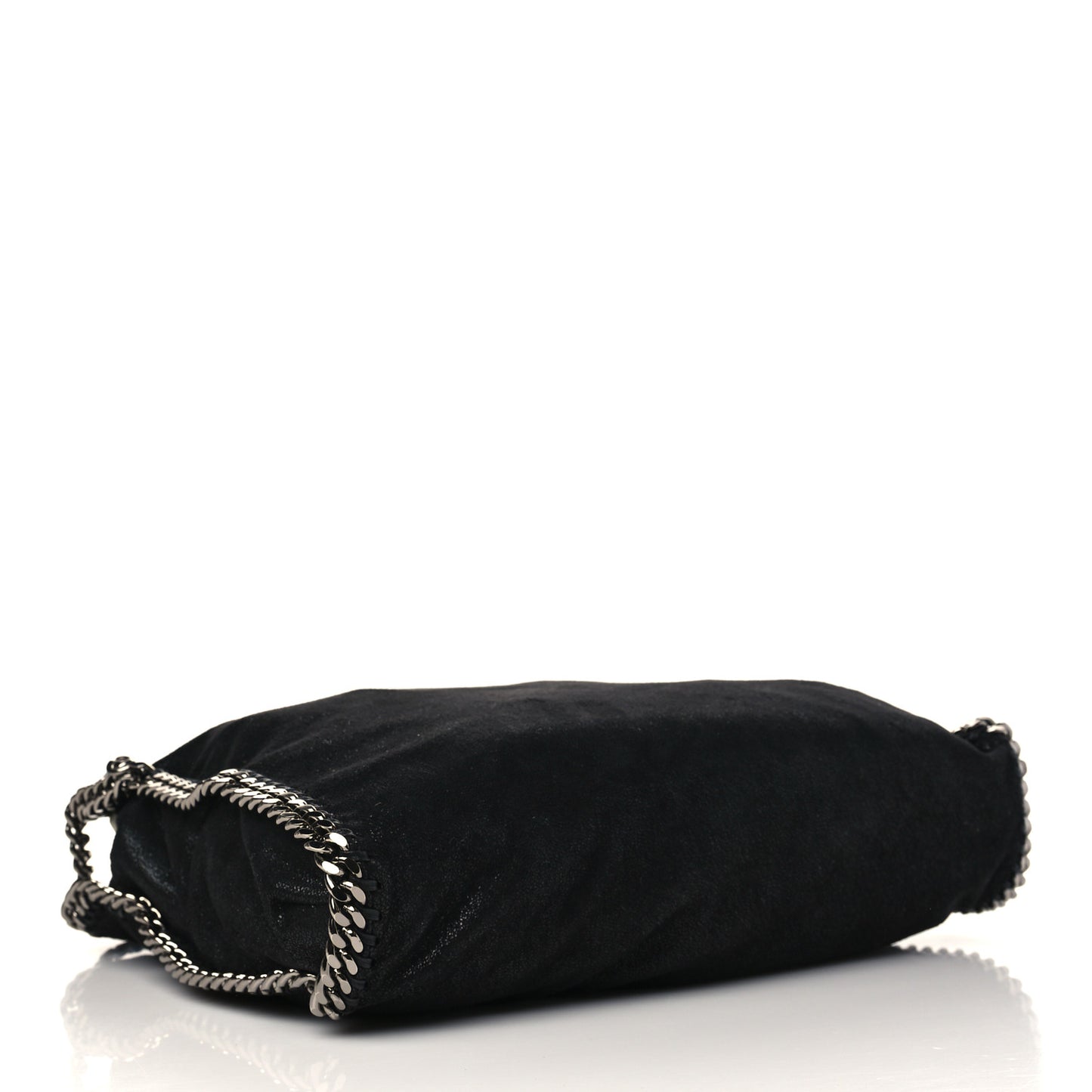 Shaggy Deer Falabella Fold Over Tote Black