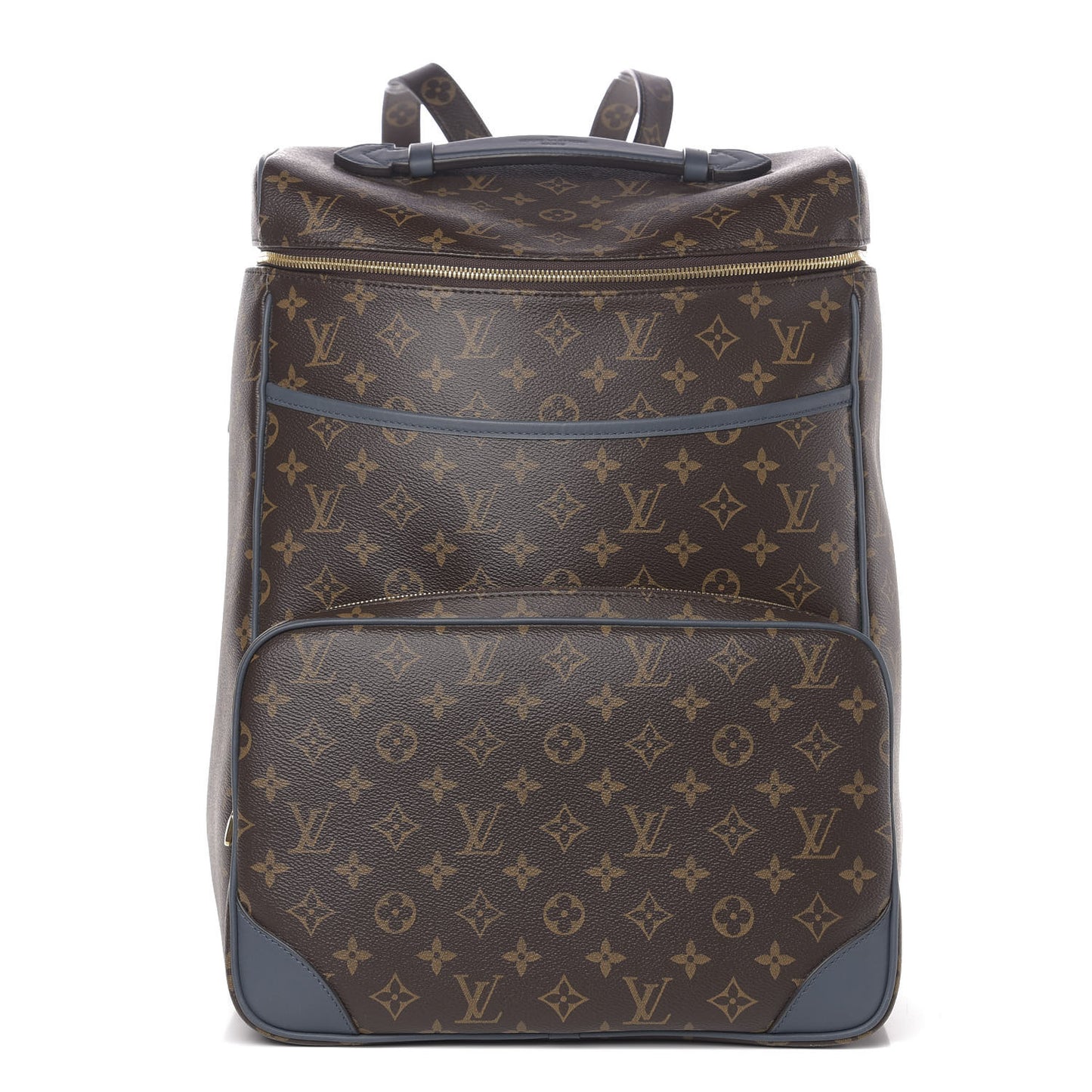 Monogram Cuir Slate Backpack Blue