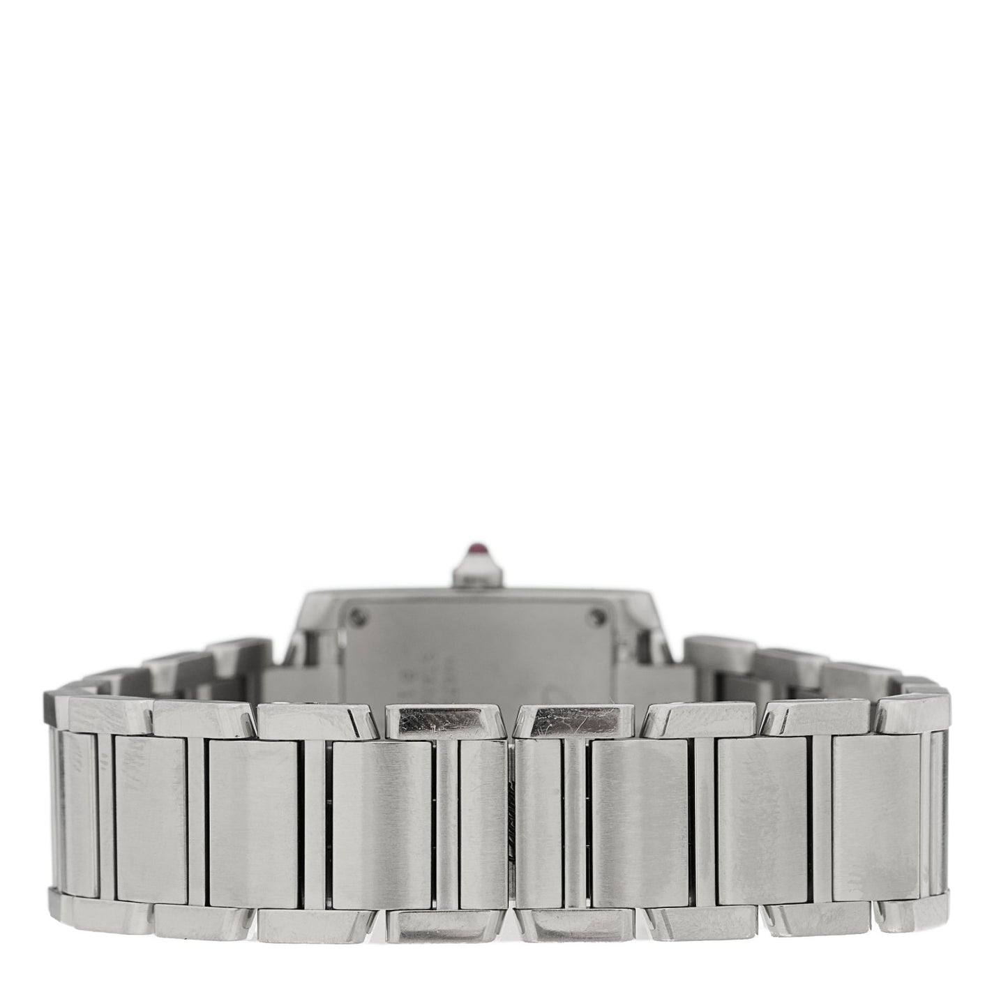 Stainless Steel 20mm Tank Francaise Quartz Watch