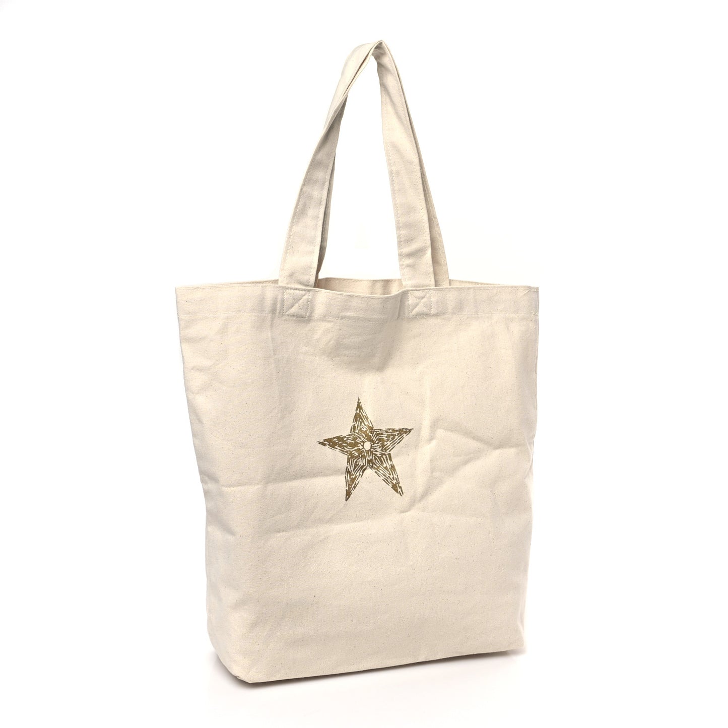 Canvas Print "We Are Dior" Tote Ivory Gold