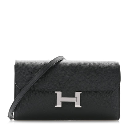 Hermes Epsom Constance Wallet To Go Black 1 of 9