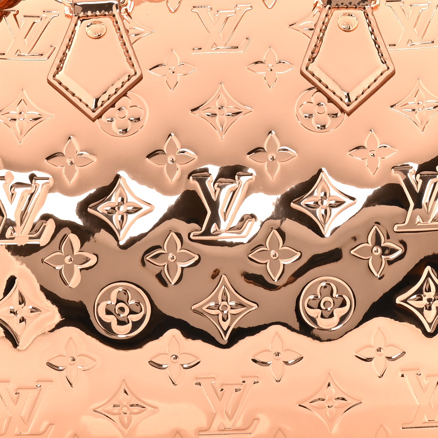 Louis Vuitton Monogram Miroir Speedy Bandouliere 25 Copper 7 of 10