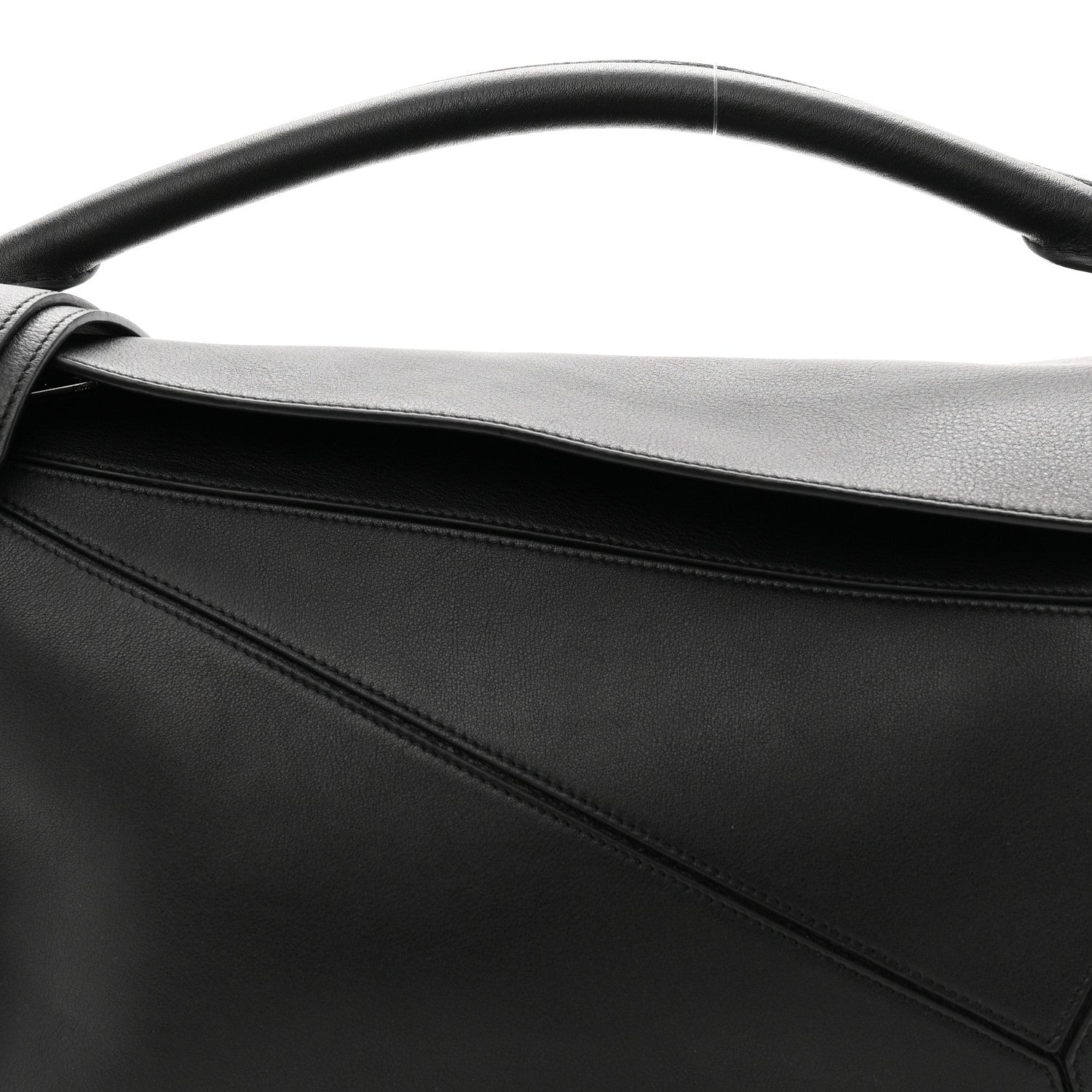 Loewe Calfskin Large Puzzle Bag Black 8 of 10