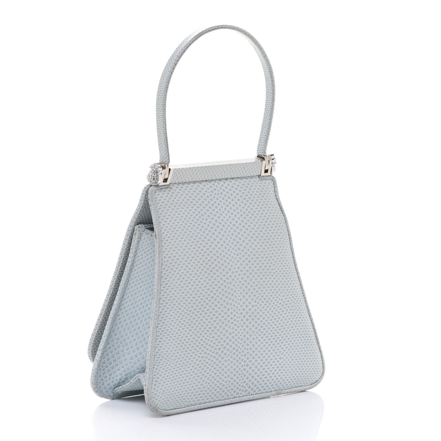 Judith Leiber Lizard Evening Bag Blue 4 of 8