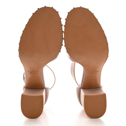 Valentino Garavani Nappa Soul Rockstud 65mm Sandals 40 Poudre 5 of 10