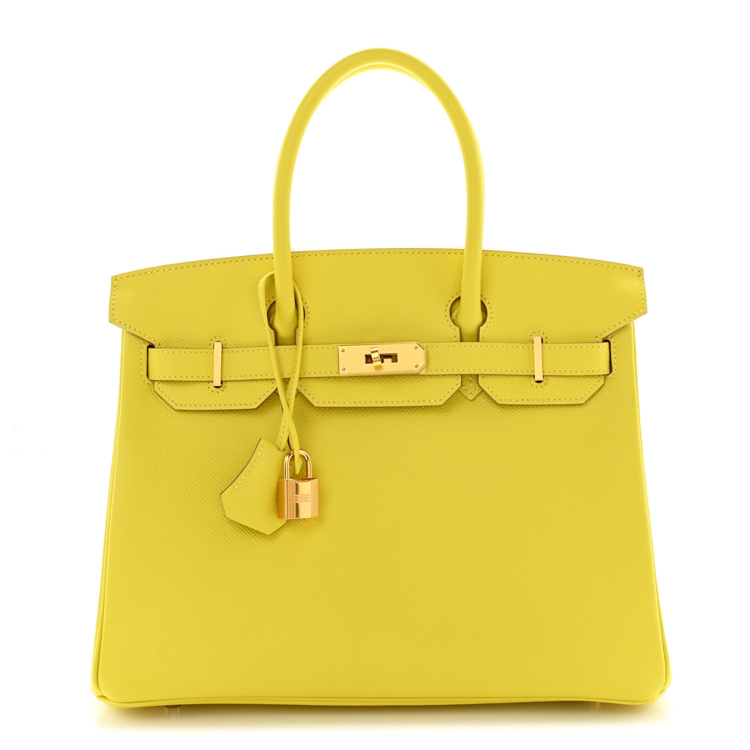 Hermes Epsom Birkin 30 Lime 1 of 10