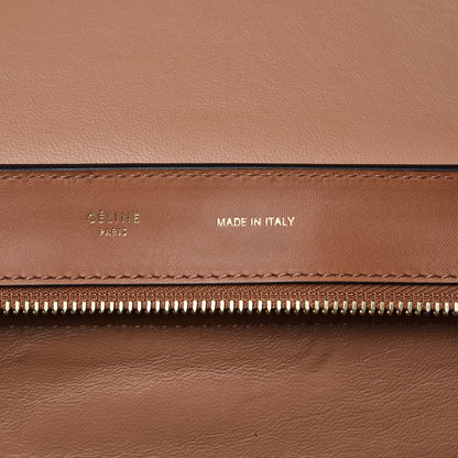 Celine Natural Calfskin Suede Medium Trapeze Tan 6 of 13