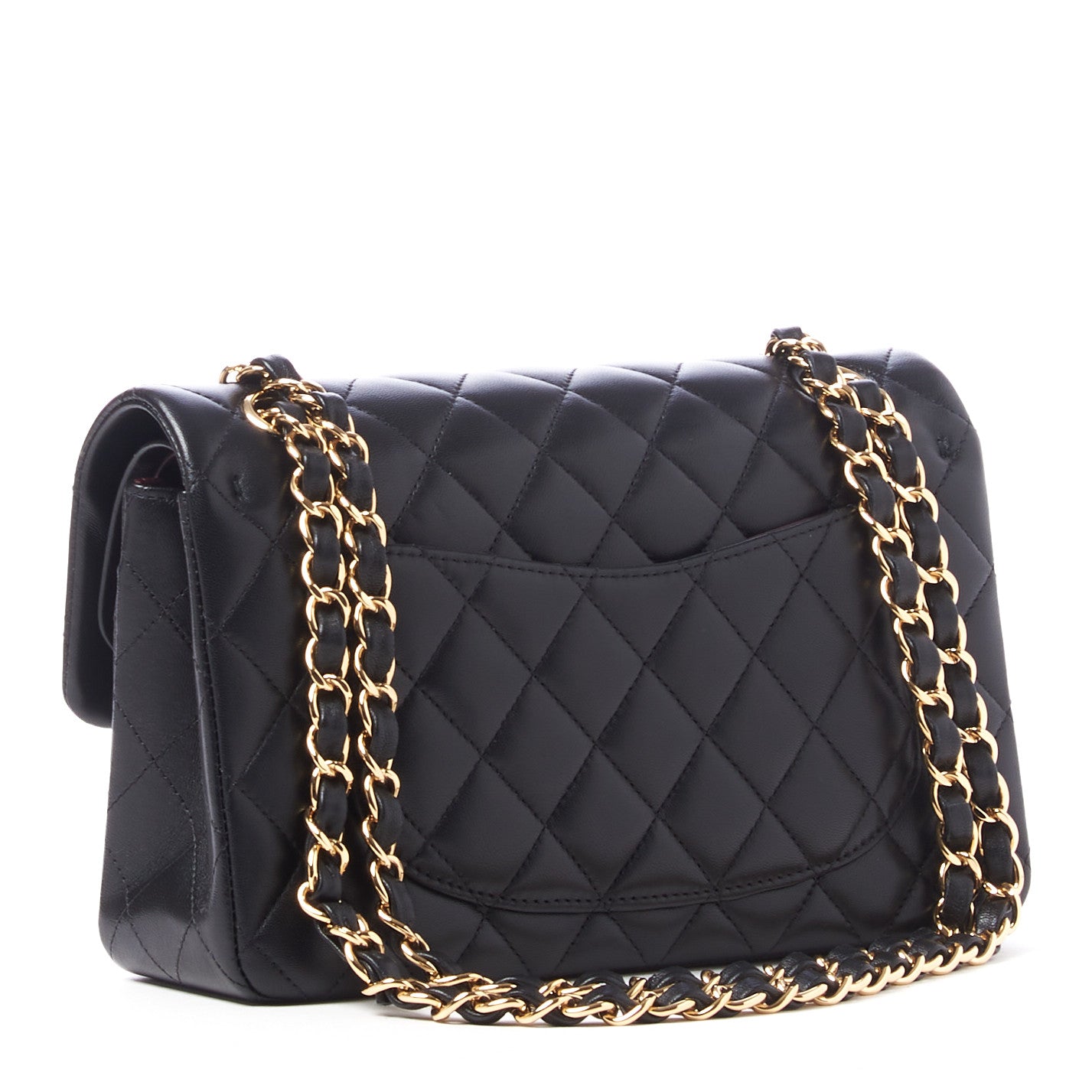 Chanel Lambskin Quilted Small Double Flap Black 3 of 11