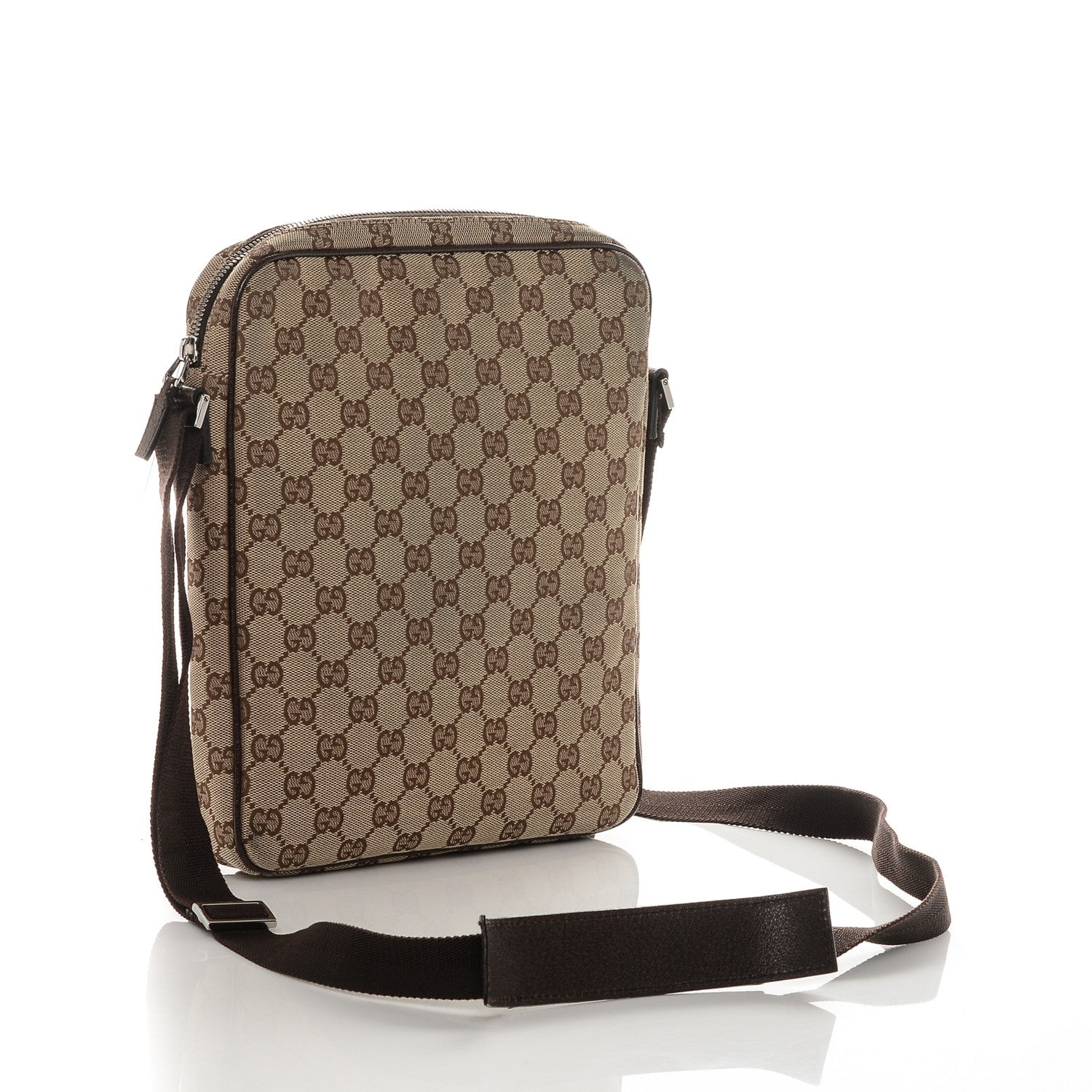 Gucci Monogram Messenger Bag Dark Brown 3 of 8