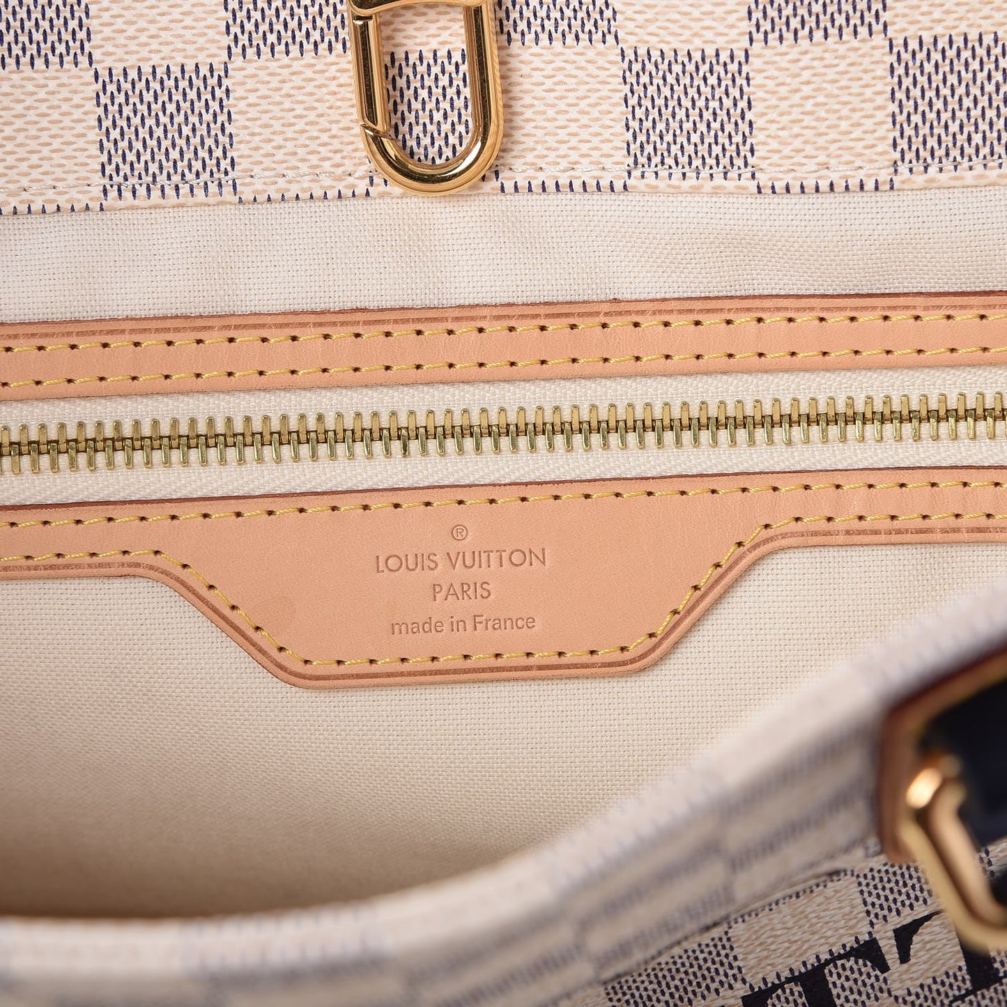 Damier Azur Beach Cabas PM