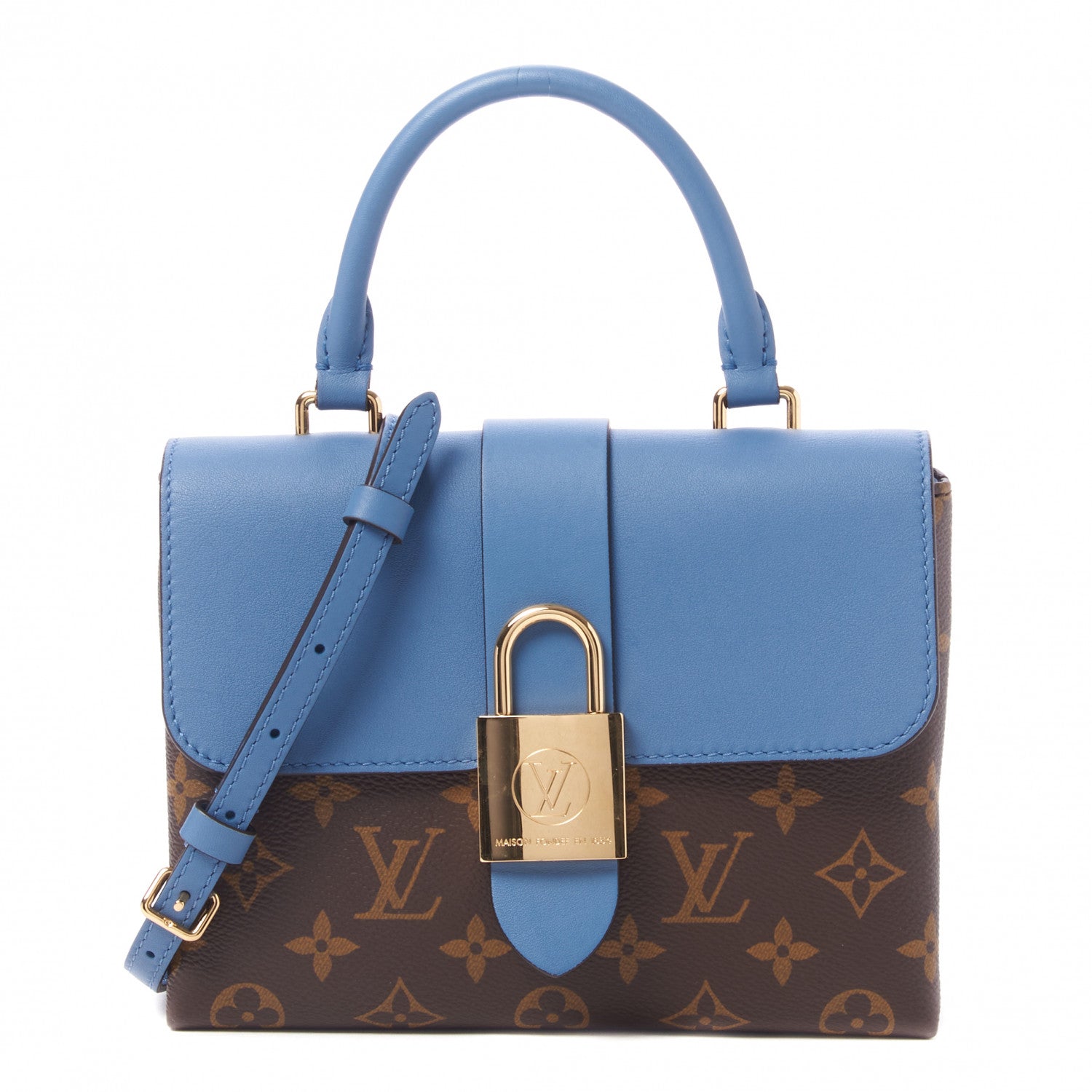 Louis Vuitton Monogram Locky BB Blue Jean 2 of 15