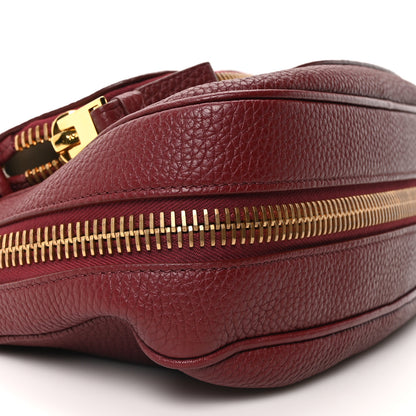 Tom Ford Grained Calfskin Medium Jennifer Crossbody Cabernet 8 of 9