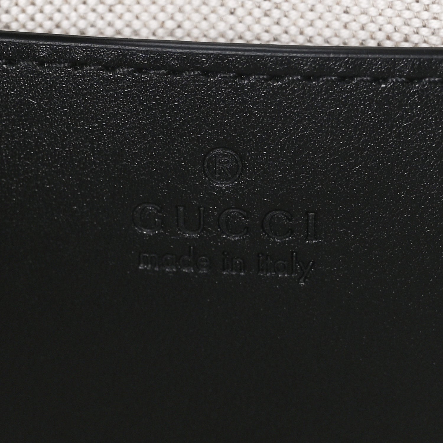 Gucci Calfskin GG Tennis Embossed Mini Duffle Bag Black 5 of 9