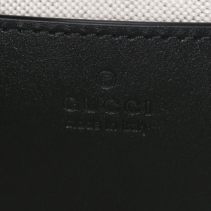 Gucci Calfskin GG Tennis Embossed Mini Duffle Bag Black 5 of 9