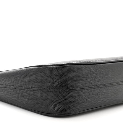 Prada Saffiano Lux Re-Edition 2005 Shoulder Bag Black 10 of 12