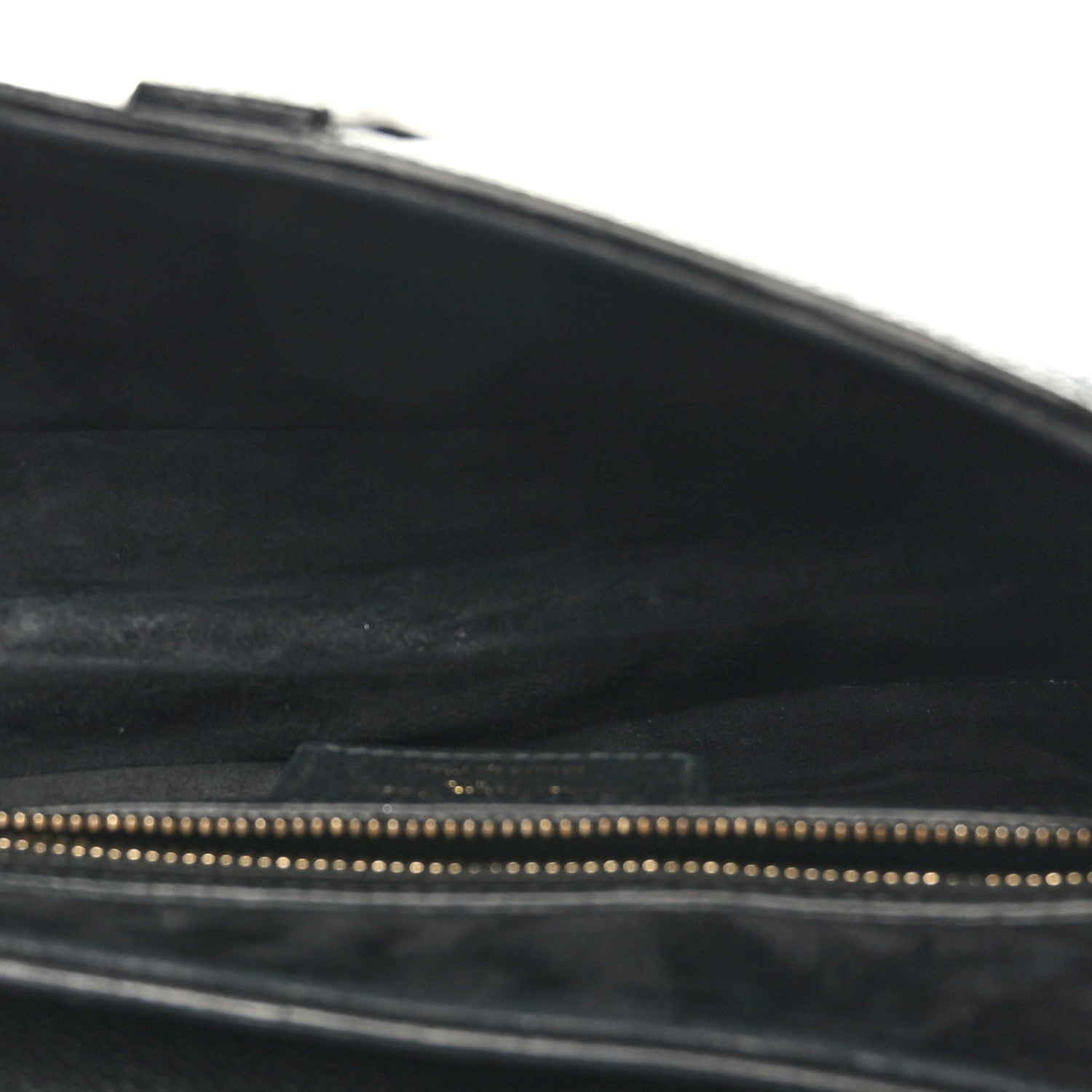 Christian Dior Grained Calfskin Saddle Bag With Strap Black 5 of 9