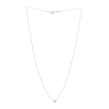 Tiffany 18K Yellow Gold Diamond .14ct Elsa Peretti Diamonds by the Yard Pendant Necklace 3 of 6