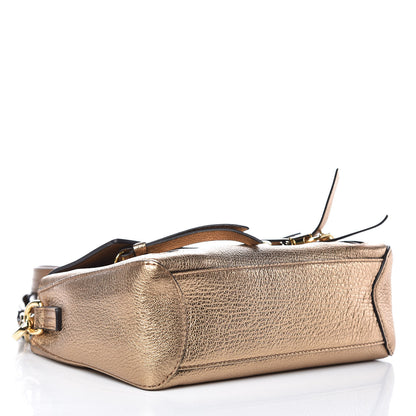 Chloe Metallic Calfskin Mini Faye Day Shoulder Bag Gold 4 of 9