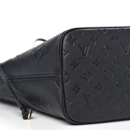 Louis Vuitton Empreinte Monogram Giant Neverfull MM Black 7 of 9