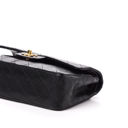 Chanel Lambskin Quilted Small Double Flap Black 10 of 14