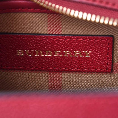 Burberry Soft Grain Calfskin Small Buckle Zip Bag Parade Red 6 of 12