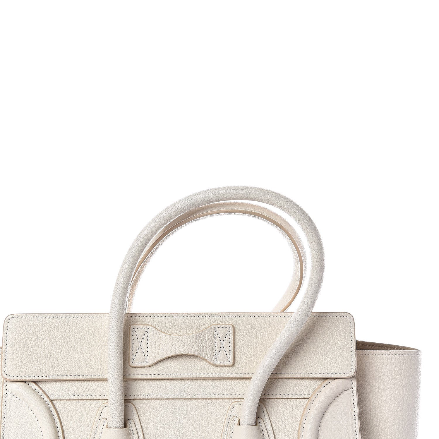 Celine Goatskin Micro Luggage White 9 of 22