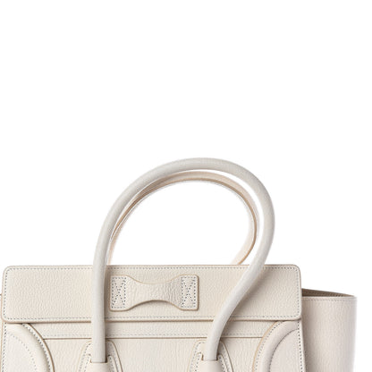Celine Goatskin Micro Luggage White 9 of 22