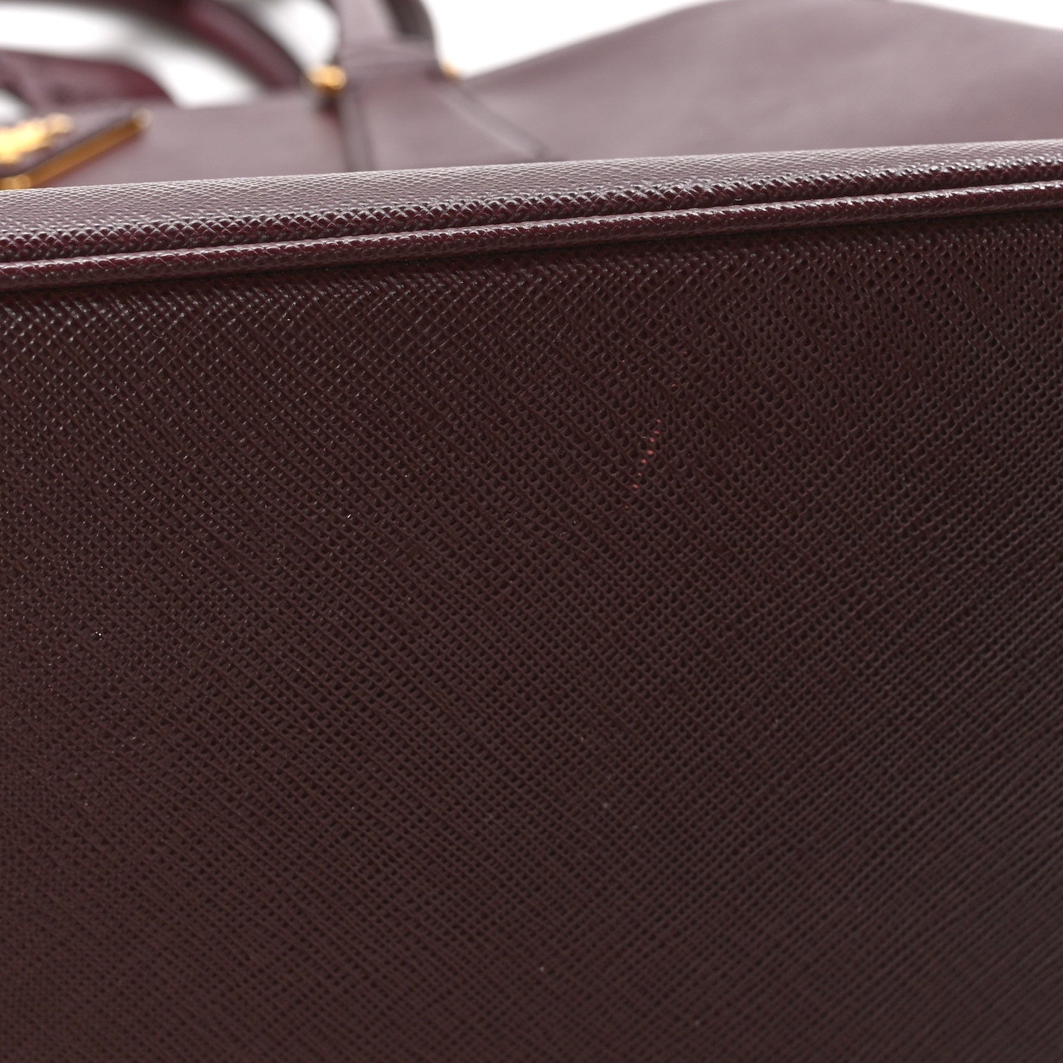 Prada Saffiano Vernice Medium Galleria Double Zip Cerise 11 of 11