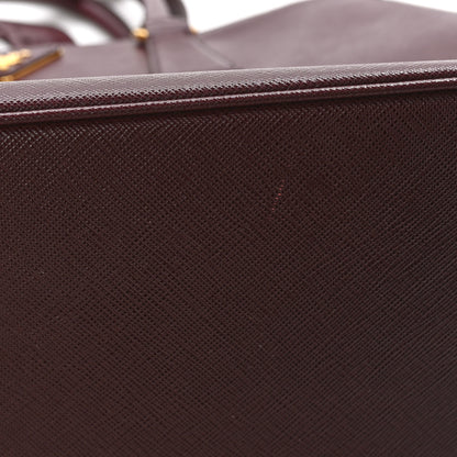 Prada Saffiano Vernice Medium Galleria Double Zip Cerise 11 of 11