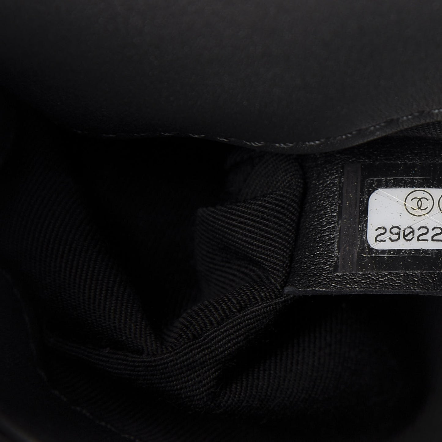 Calfskin Quilted Top Handle Flap Black