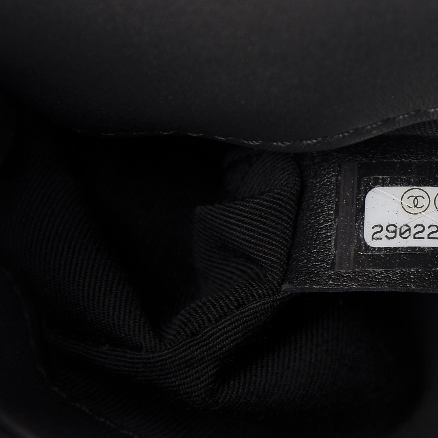Chanel Calfskin Quilted Top Handle Flap Black 9 of 9