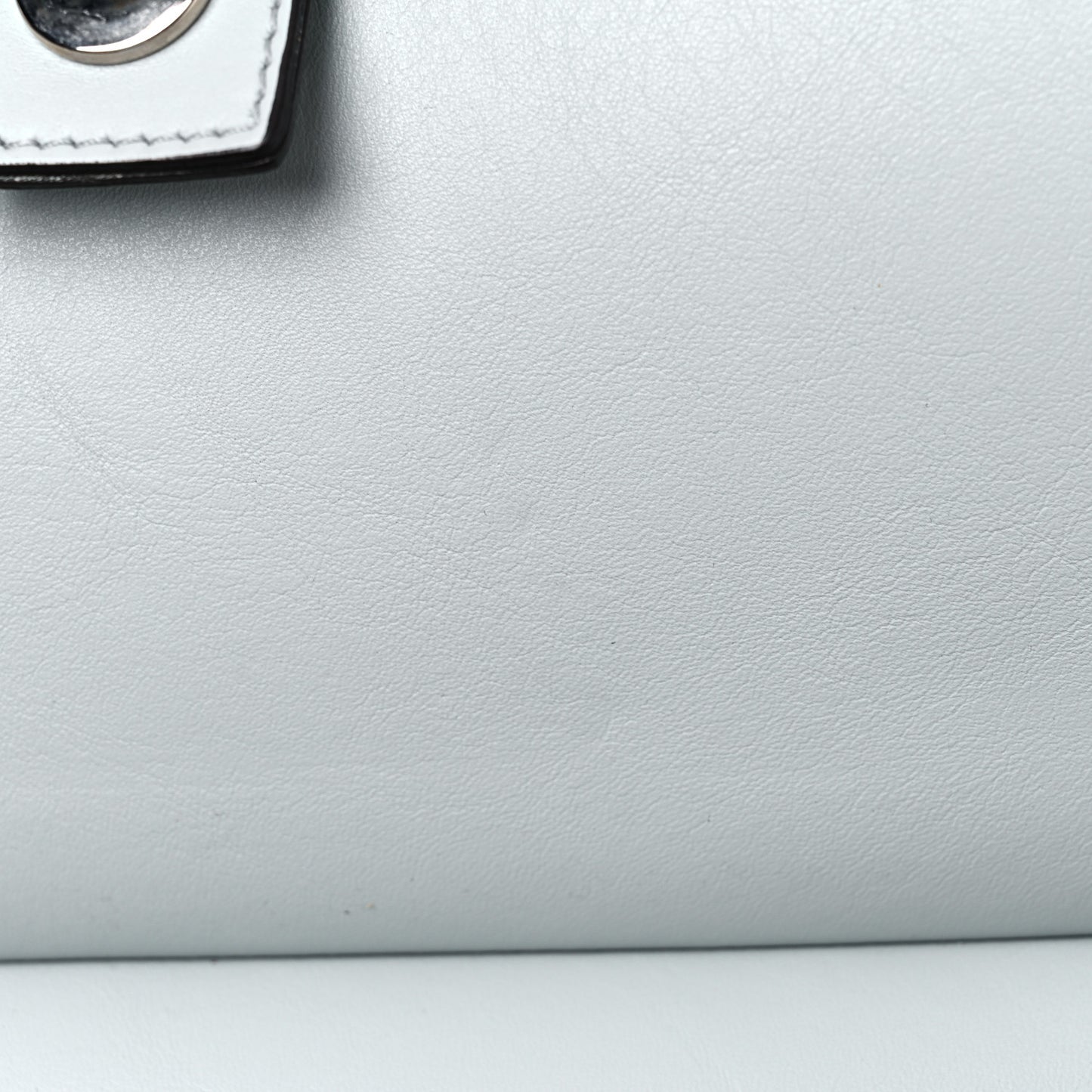 Calfskin Suede Medium Faye Shoulder Bag Airy Grey