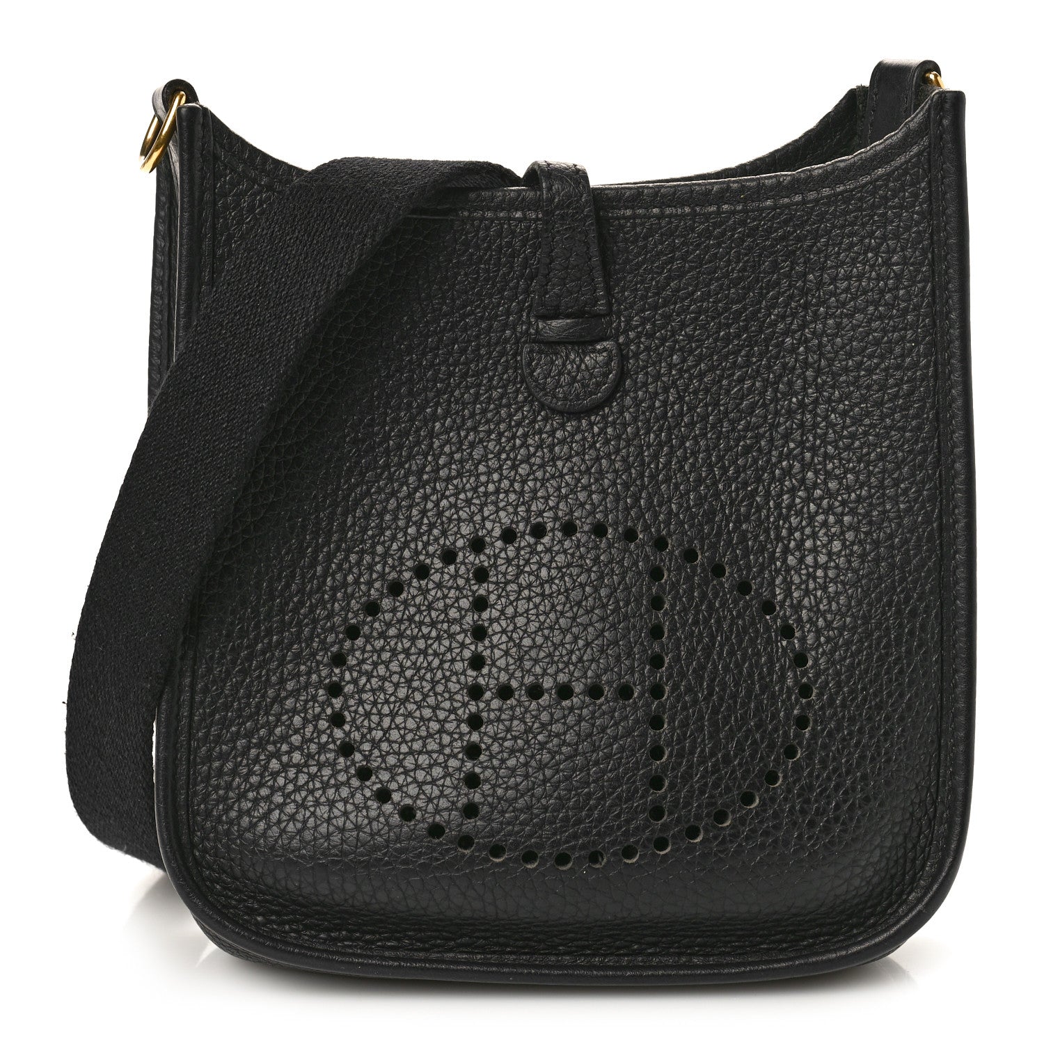 Hermes Taurillon Clemence Evelyne TPM Black 1 of 10