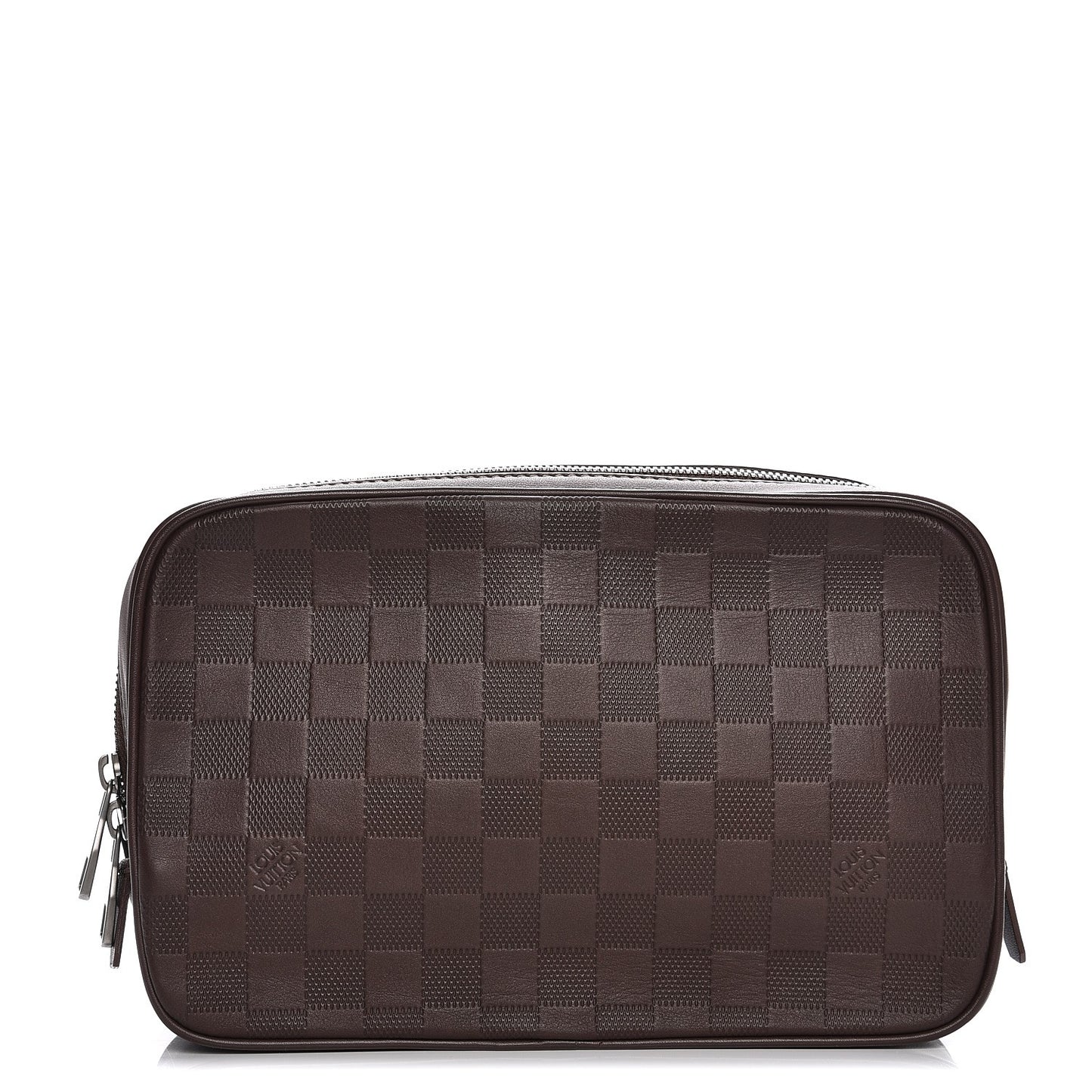 Damier Infini Toiletry Pouch Granit