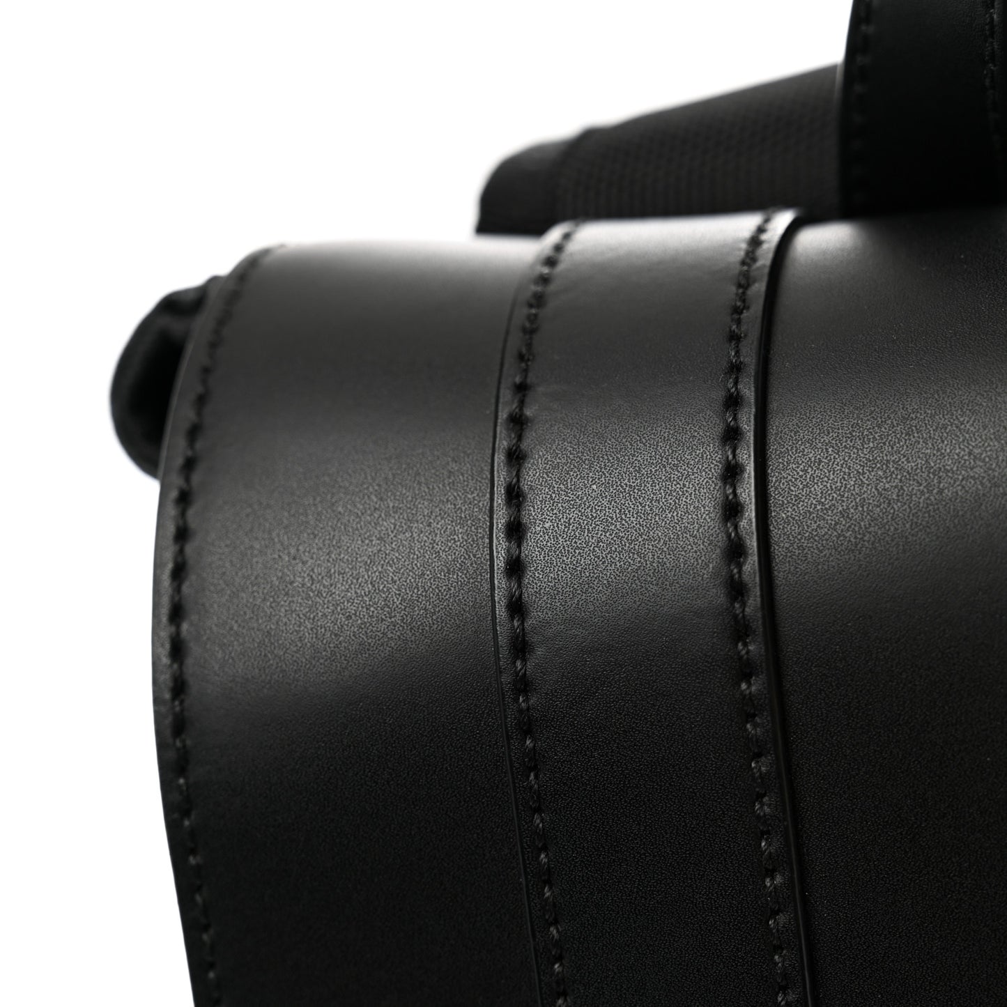Soft GG Supreme Monogram Calfskin Web Double Buckle Backpack Black