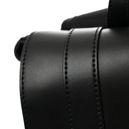 Gucci Soft GG Supreme Monogram Calfskin Web Double Buckle Backpack Black 10 of 14