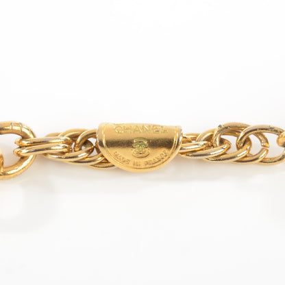 Chanel Crystal Hexagon CC Necklace Gold 4 of 4