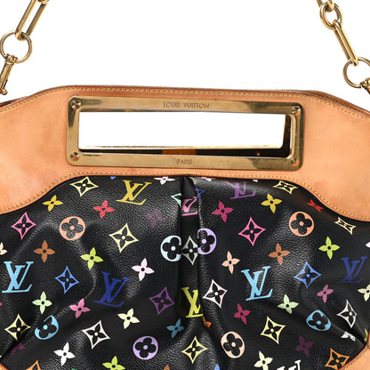 Louis Vuitton Monogram Multicolor Judy GM Black 7 of 9
