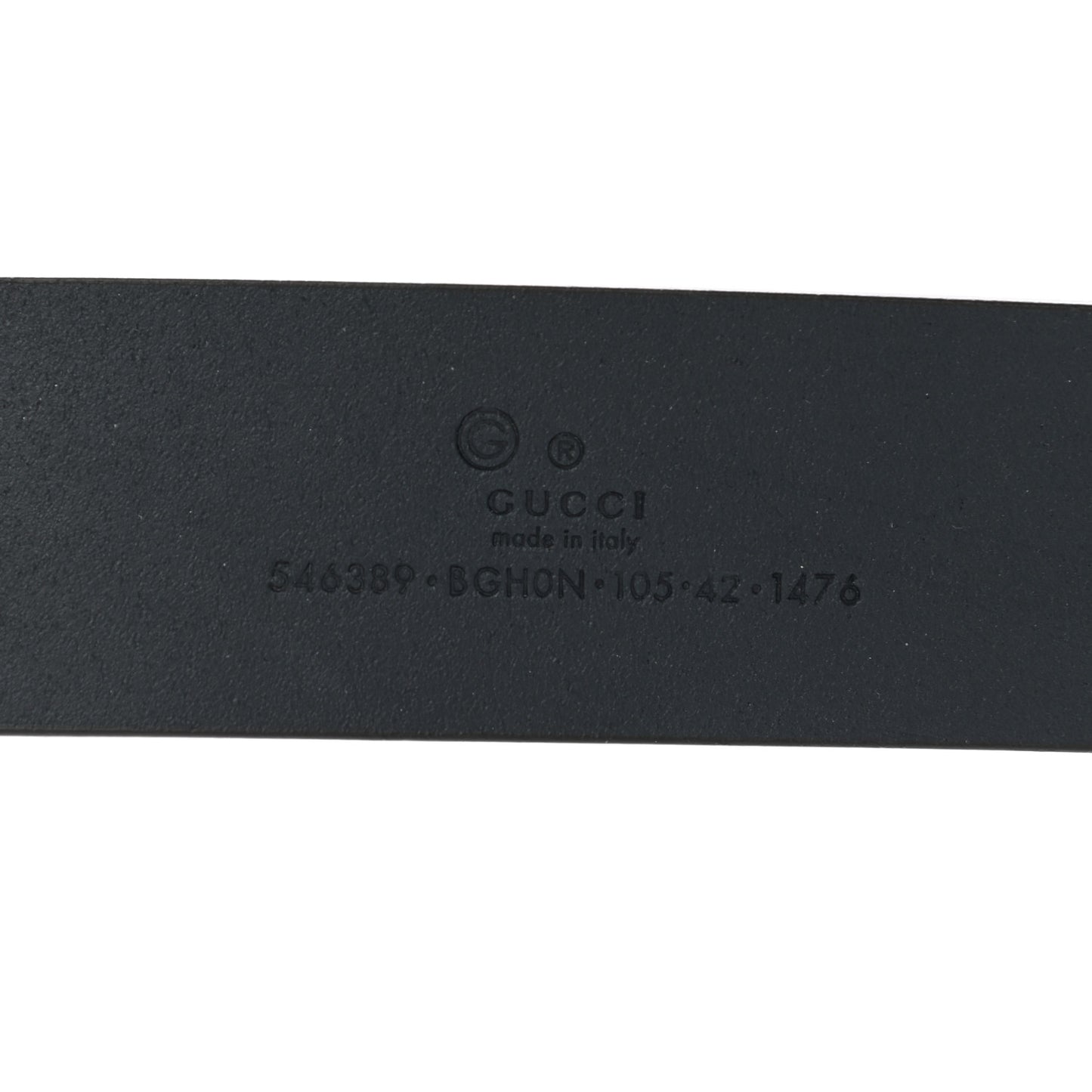 Selleria Calfskin Mens Interlocking G 37mm Belt 105 42 Black