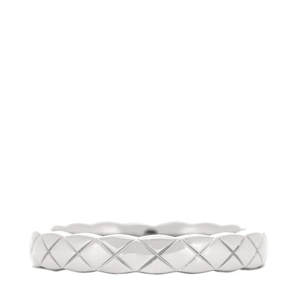 Chanel 18K White Gold Mini Coco Crush Ring 51 5.75 1 of 5