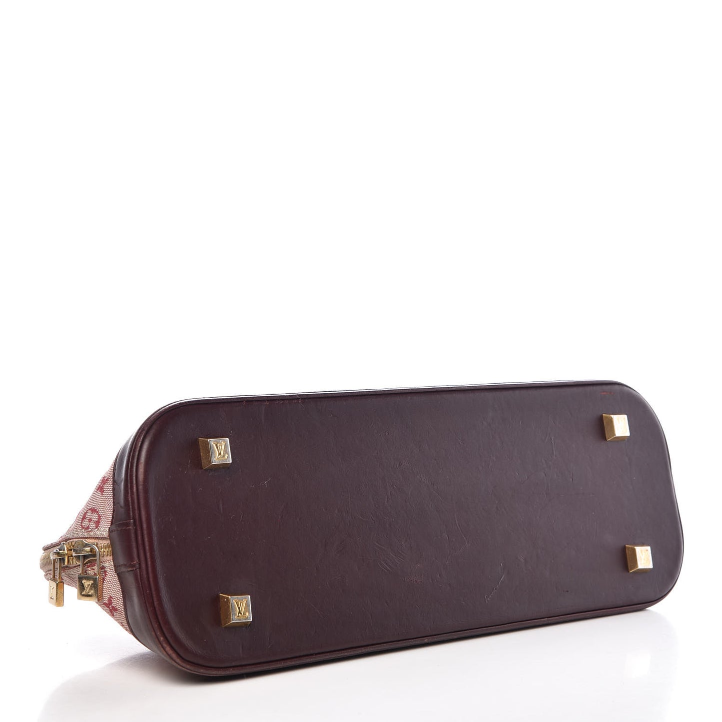 Mini Monogram Alma Long Cherry