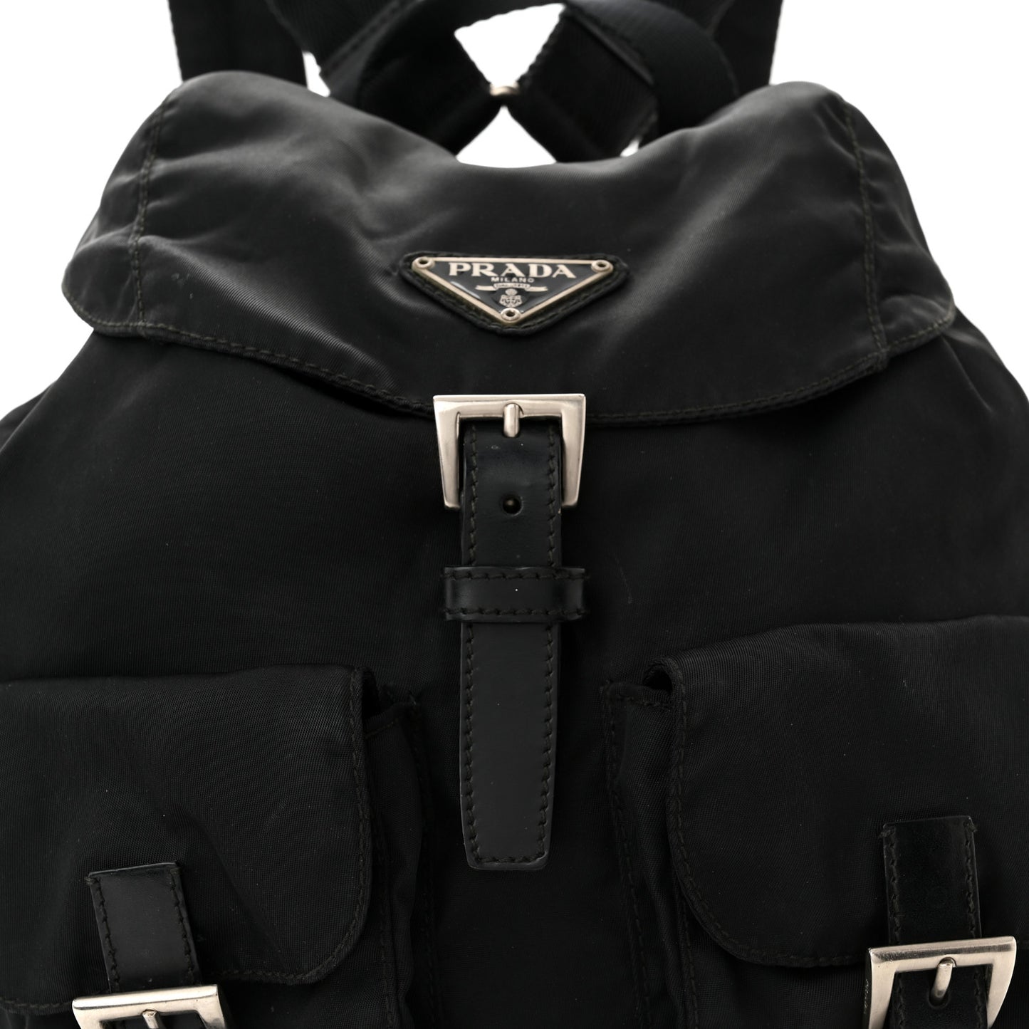 Tessuto Nylon Vela Small Backpack Black