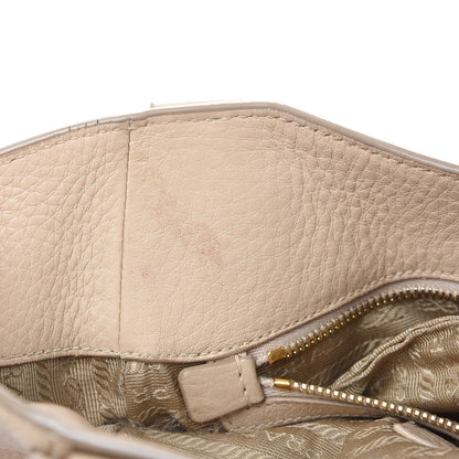 Prada Vitello Daino Pushlock Tote Sughero 24 of 24