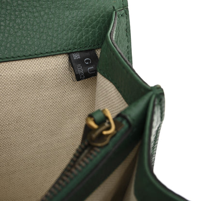 Gucci Pebbled Calfskin Small Dionysus Shoulder Bag Emerald 12 of 12