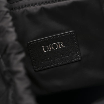 Christian Dior Nylon Saddle Backpack Black 6 of 10